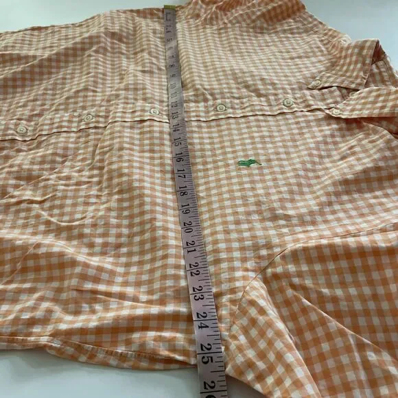 Mens Polo Ralph Lauren Shirt Large Classic Fit Checkered Button PONY Logo Preppy - Picture 6 of 9